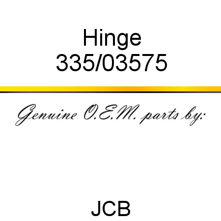 Hinge 335/03575