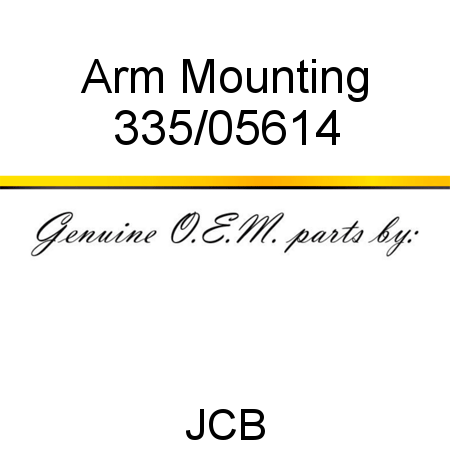Arm, Mounting 335/05614