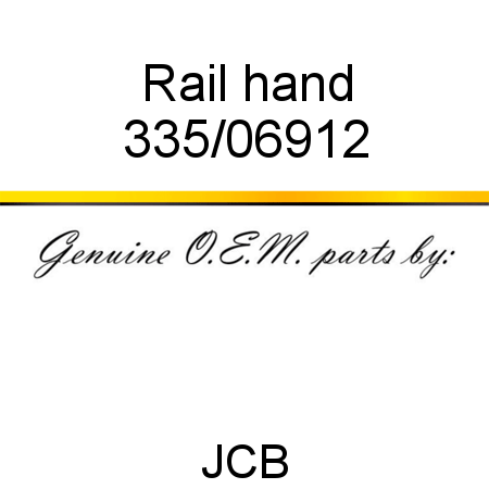 Rail, hand 335/06912