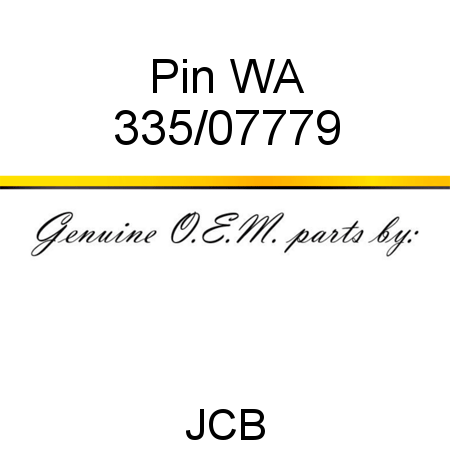 Pin, WA 335/07779