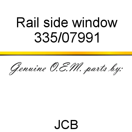 Rail, side window 335/07991