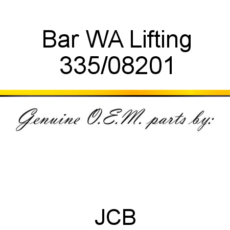 Bar, WA Lifting 335/08201