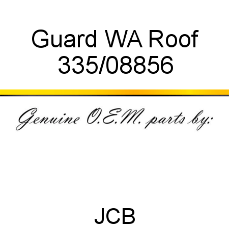 Guard, WA Roof 335/08856