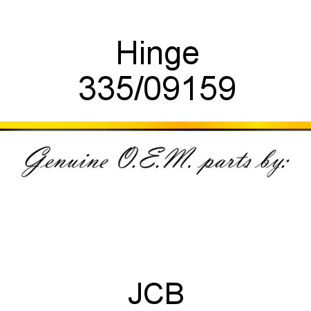 Hinge 335/09159