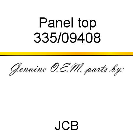 Panel, top 335/09408