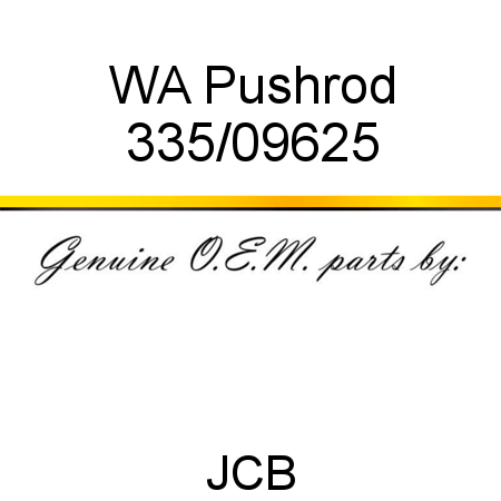 WA Pushrod 335/09625