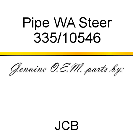 Pipe, WA Steer 335/10546