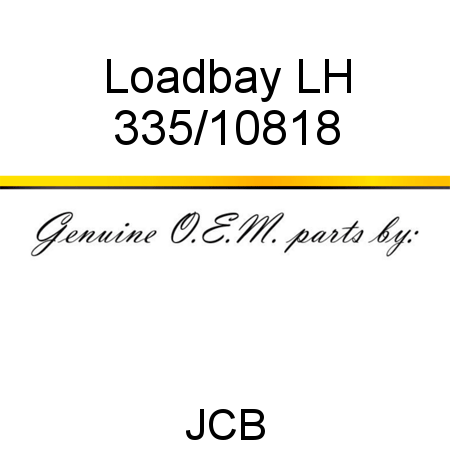 Loadbay, LH 335/10818