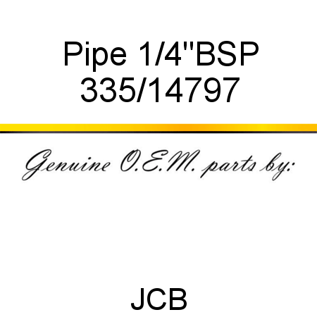 Pipe, 1/4