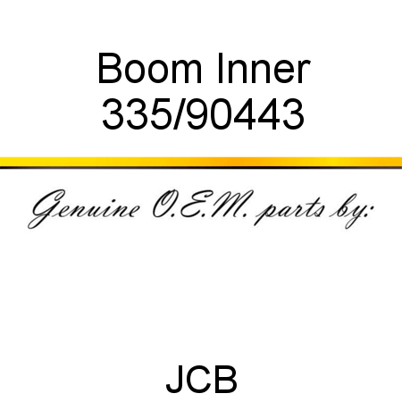 Boom, Inner 335/90443