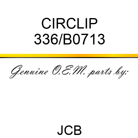 CIRCLIP 336/B0713