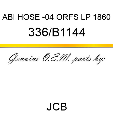 ABI HOSE -04 ORFS LP 1860 336/B1144