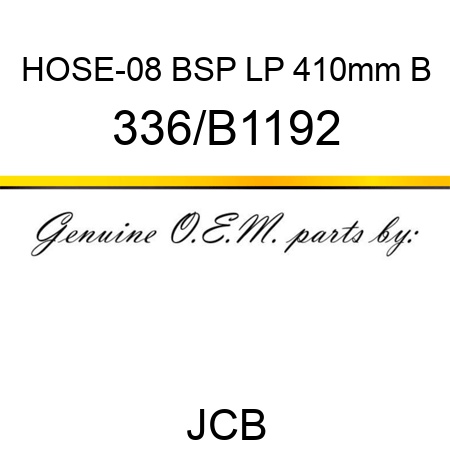 HOSE-08 BSP LP 410mm B 336/B1192