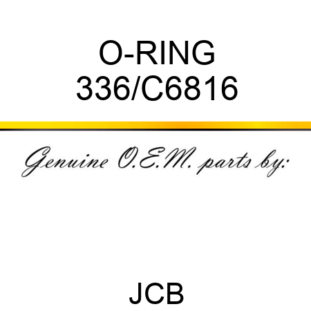 O-RING 336/C6816