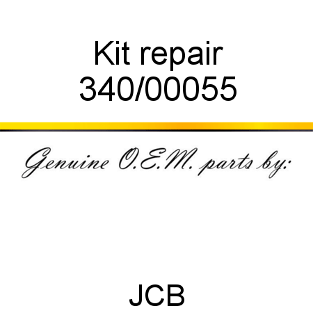 Kit, repair 340/00055