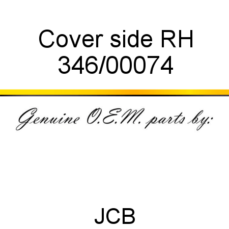 Cover, side RH 346/00074