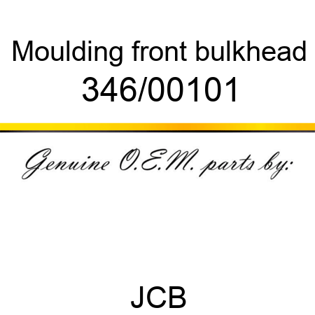 Moulding, front bulkhead 346/00101