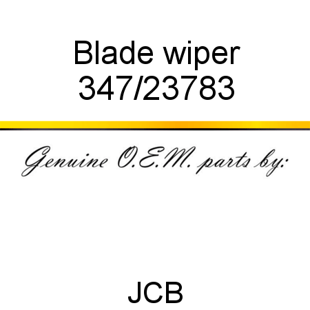 Blade, wiper 347/23783