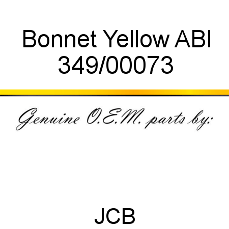 Bonnet, Yellow ABI 349/00073