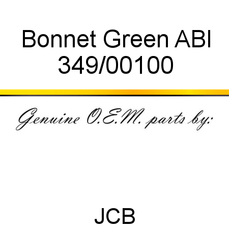 Bonnet, Green ABI 349/00100