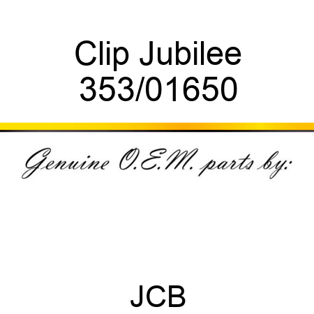 Clip Jubilee 353/01650