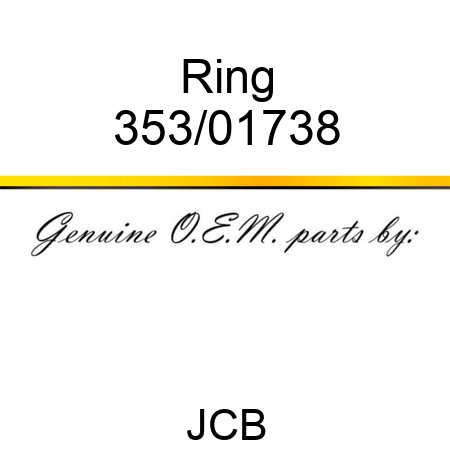 Ring 353/01738