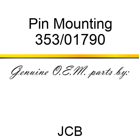 Pin Mounting 353/01790