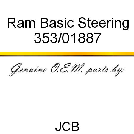Ram, Basic, Steering 353/01887