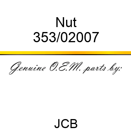 Nut 353/02007