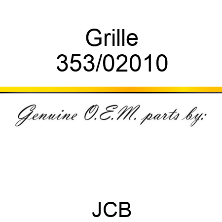 Grille 353/02010