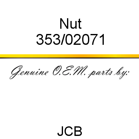 Nut 353/02071