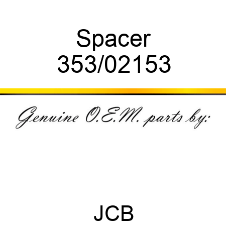Spacer 353/02153
