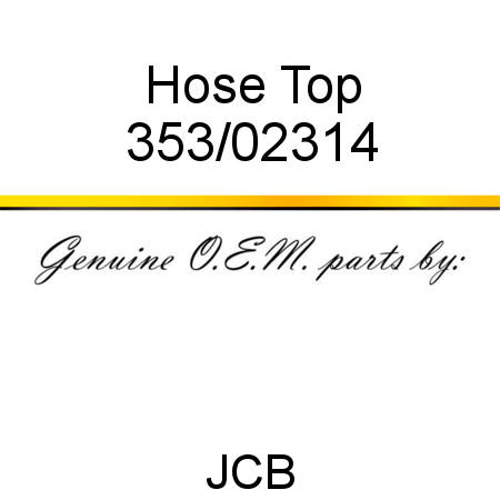 Hose, Top 353/02314