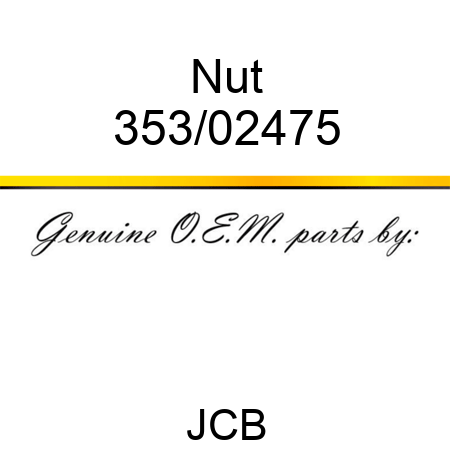 Nut 353/02475