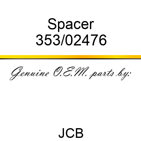 Spacer 353/02476