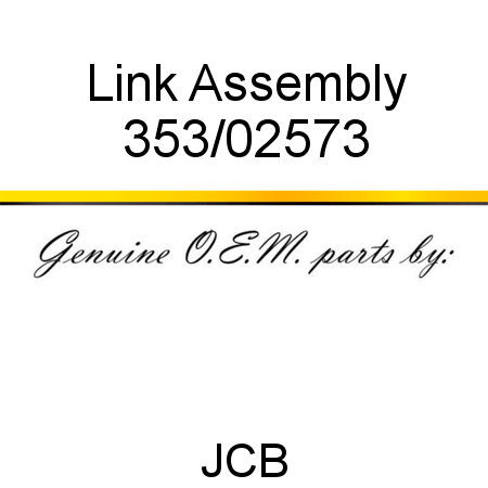 Link, Assembly 353/02573