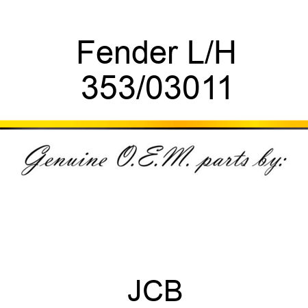 Fender L/H 353/03011