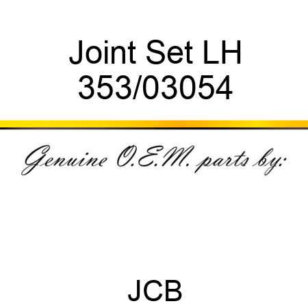 Joint Set LH 353/03054