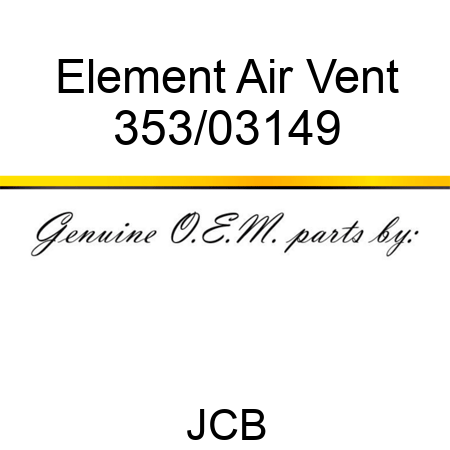 Element Air Vent 353/03149