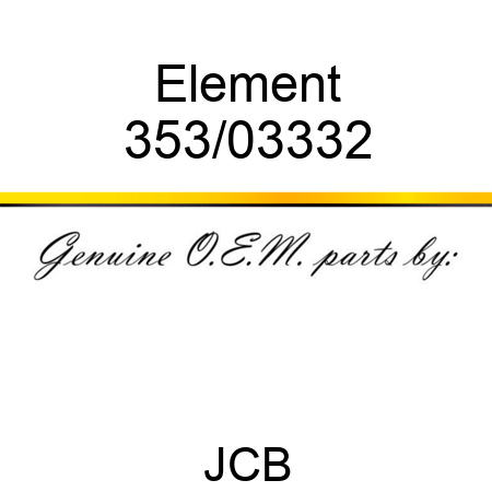 Element 353/03332