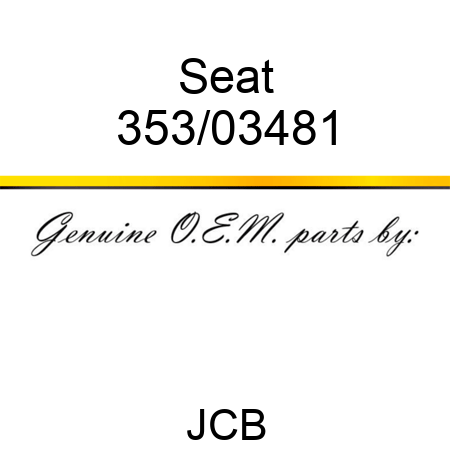 Seat 353/03481