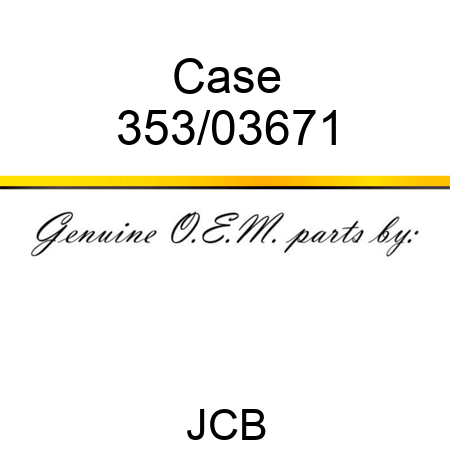 Case 353/03671