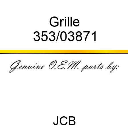 Grille 353/03871