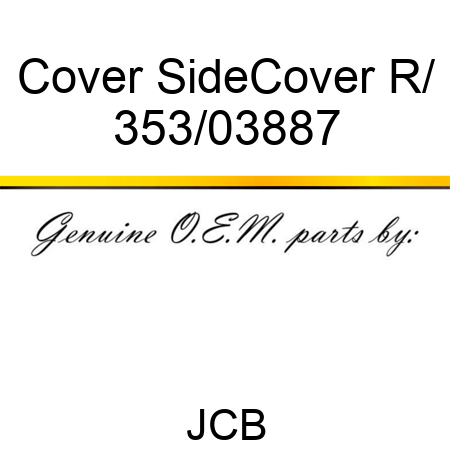 Cover SideCover R/ 353/03887