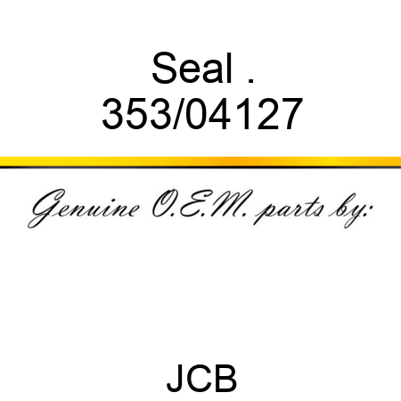 Seal . 353/04127