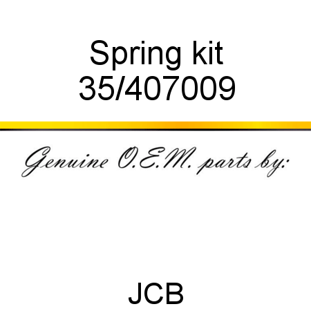 Spring, kit 35/407009