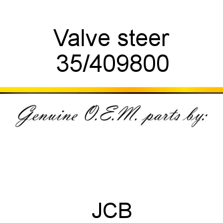 Valve, steer 35/409800
