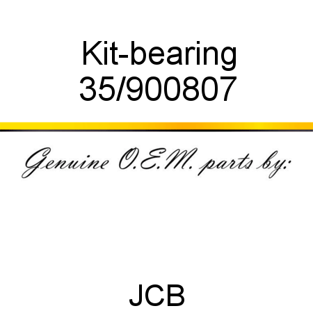 Kit-bearing 35/900807