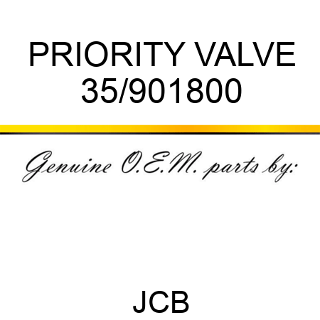 PRIORITY VALVE 35/901800