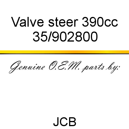 Valve, steer, 390cc 35/902800